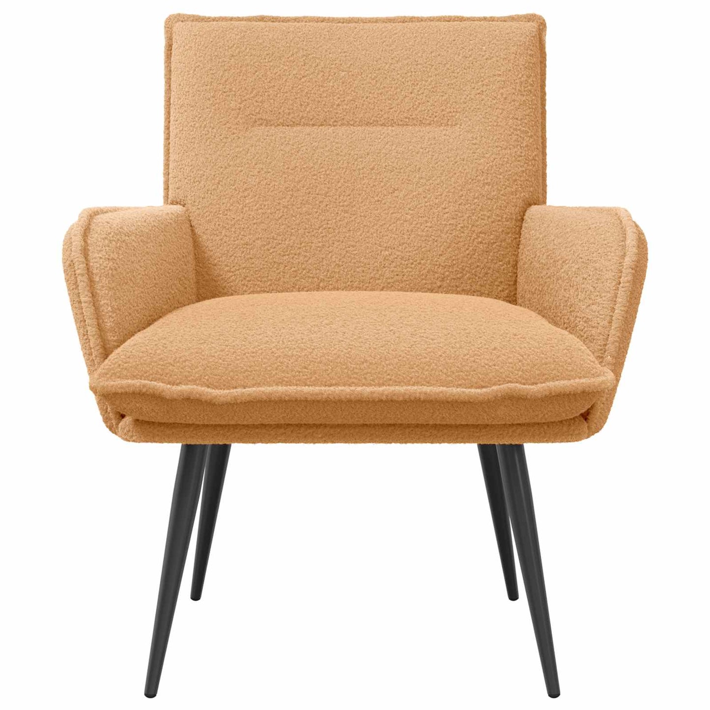 vidaXL Armchair Beige Bouclé