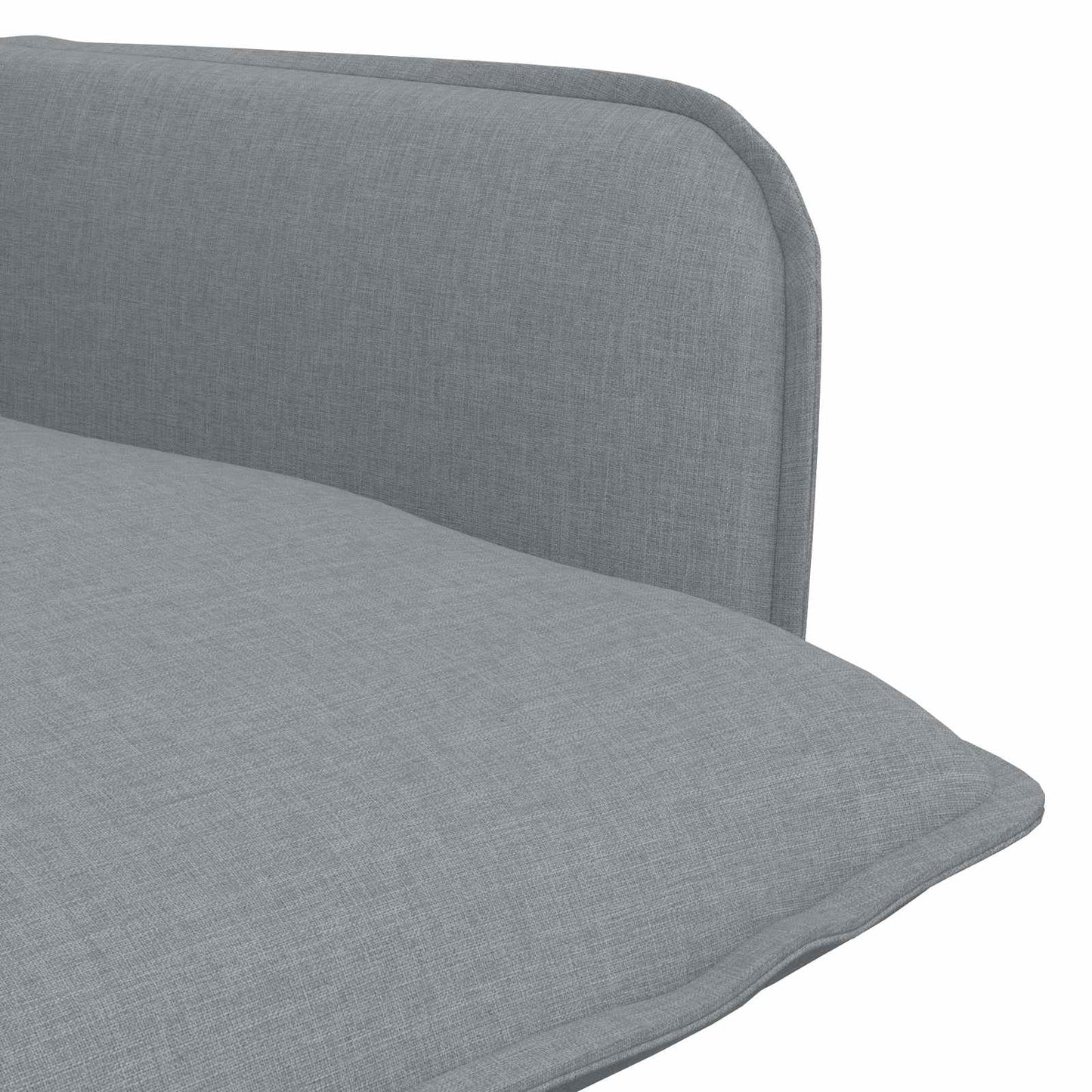 vidaXL Armchair Light Grey Fabric