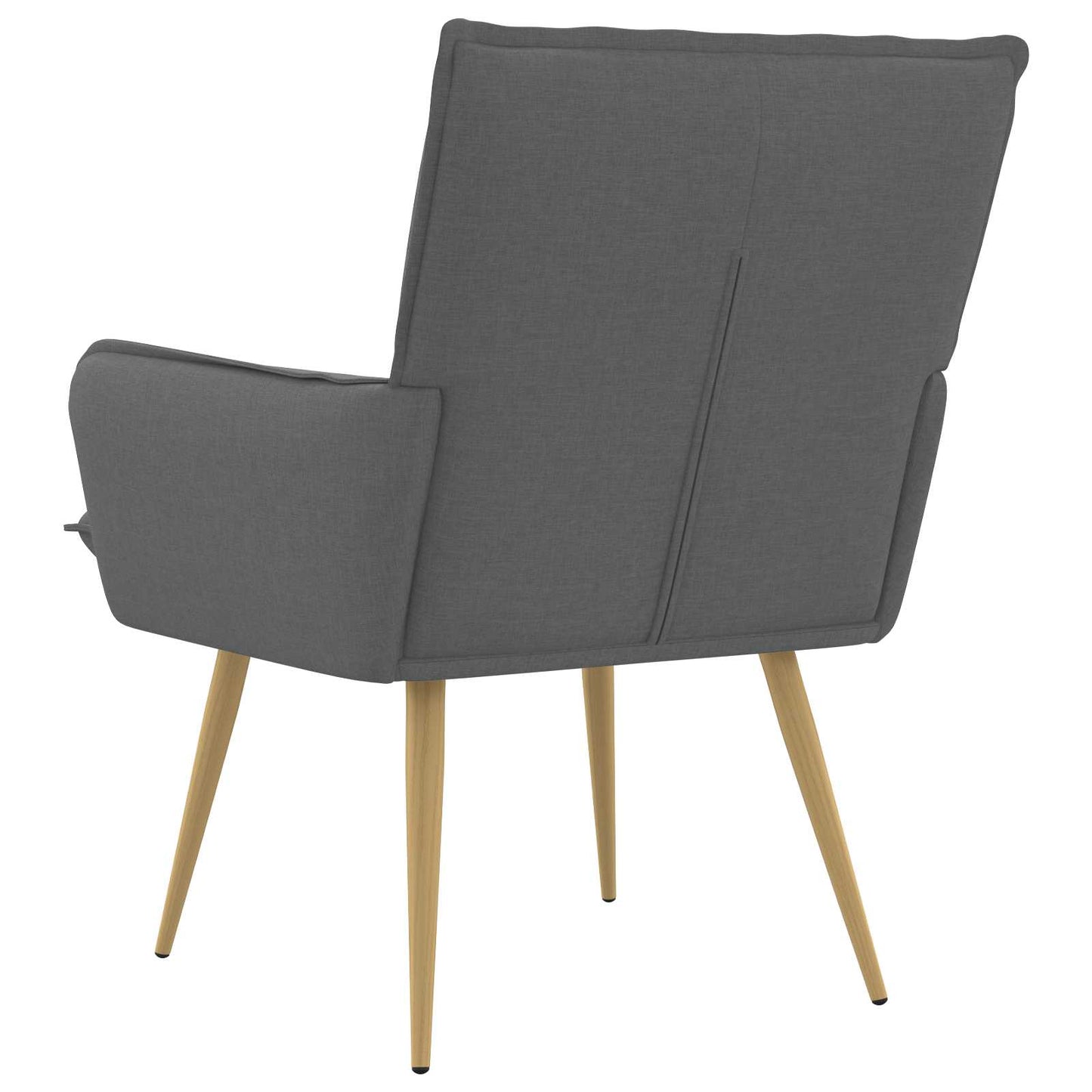 vidaXL Armchair Dark Grey Fabric