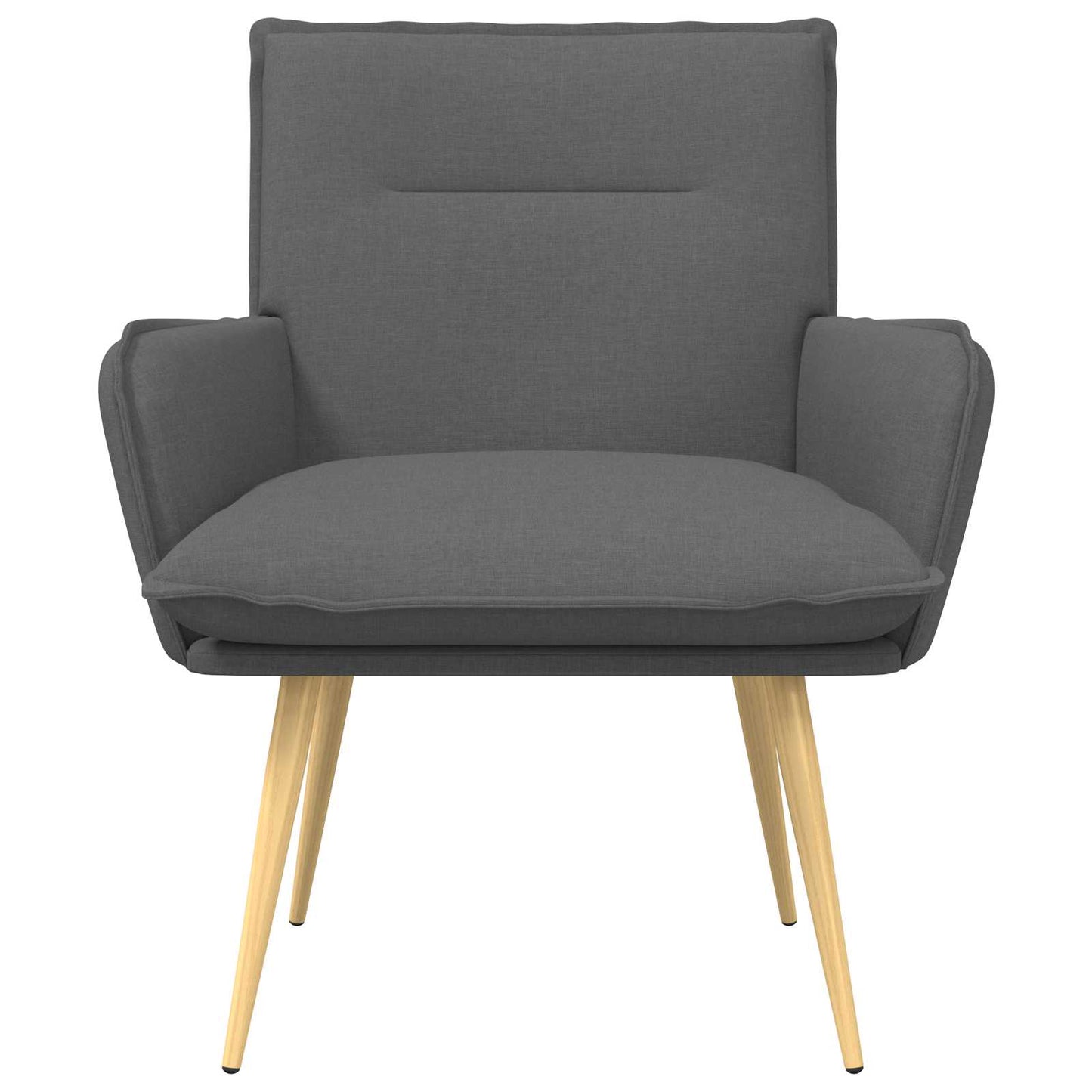 vidaXL Armchair Dark Grey Fabric