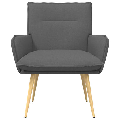 vidaXL Armchair Dark Grey Fabric