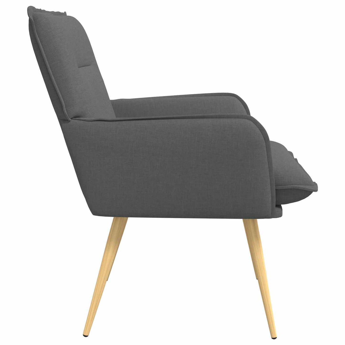 vidaXL Armchair Dark Grey Fabric