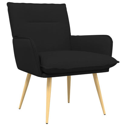 vidaXL Armchair Black Fabric