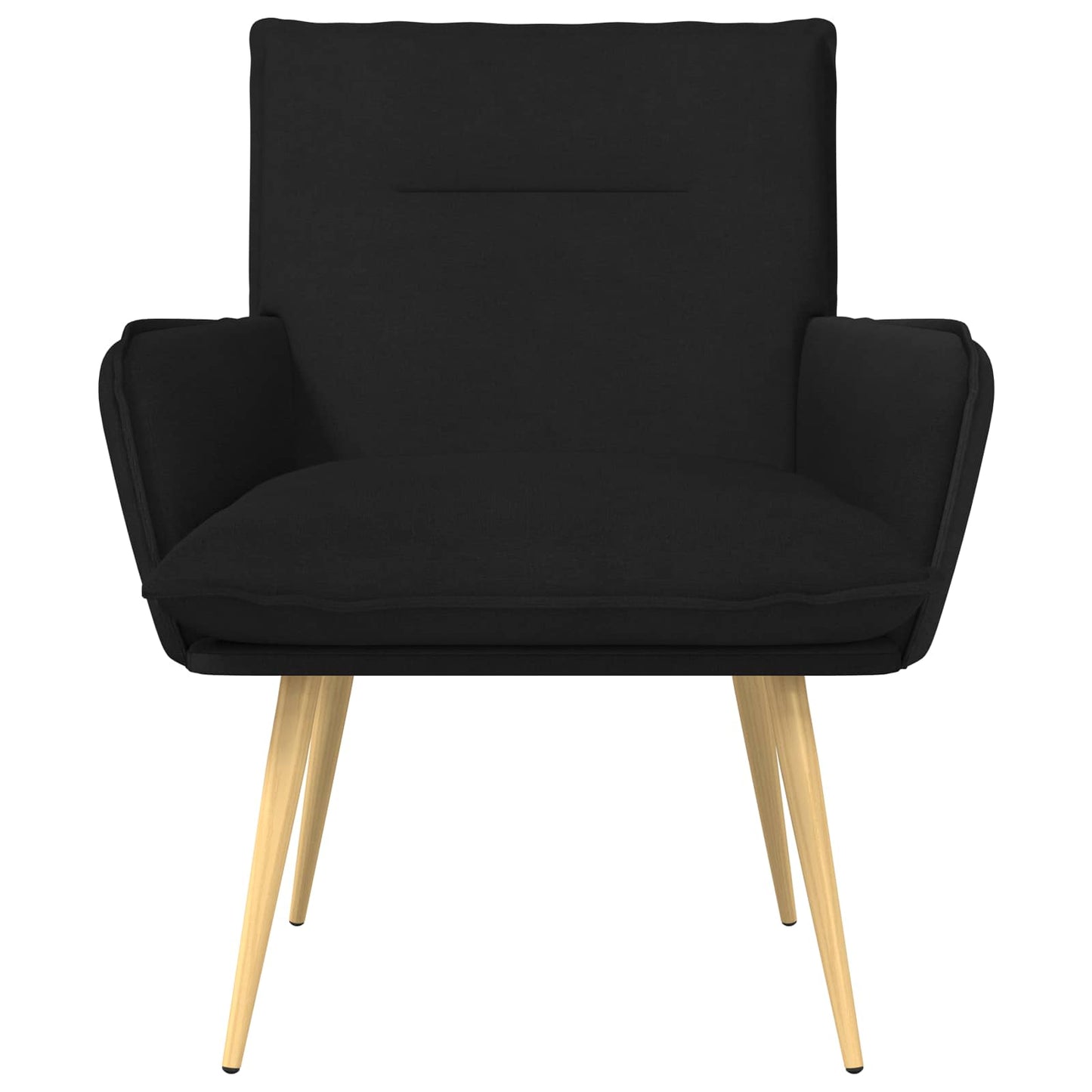 vidaXL Armchair Black Fabric