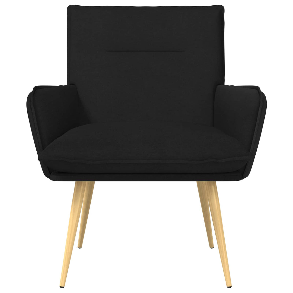 vidaXL Armchair Black Fabric