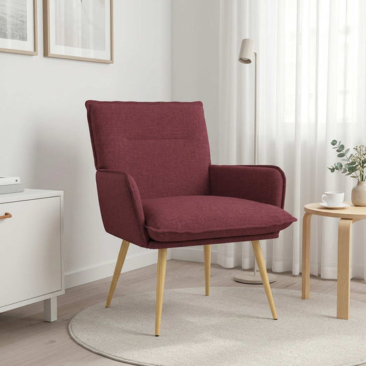 vidaXL Armchair Wine Red Fabric
