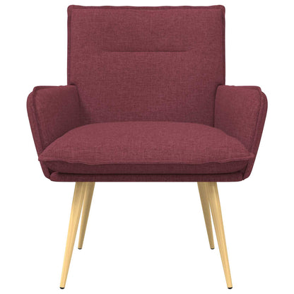 vidaXL Armchair Wine Red Fabric