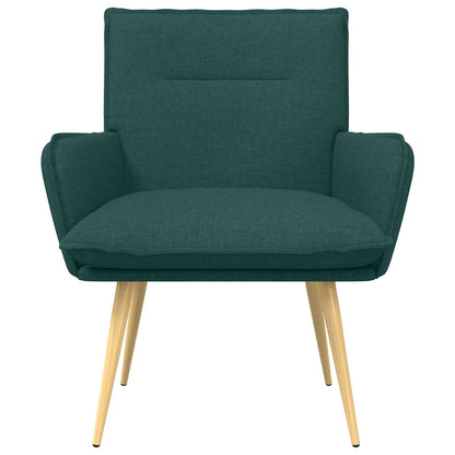 vidaXL Armchair Dark Green Fabric