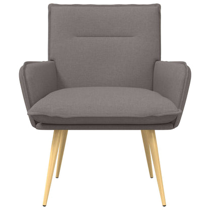 vidaXL Armchair Taupe Fabric