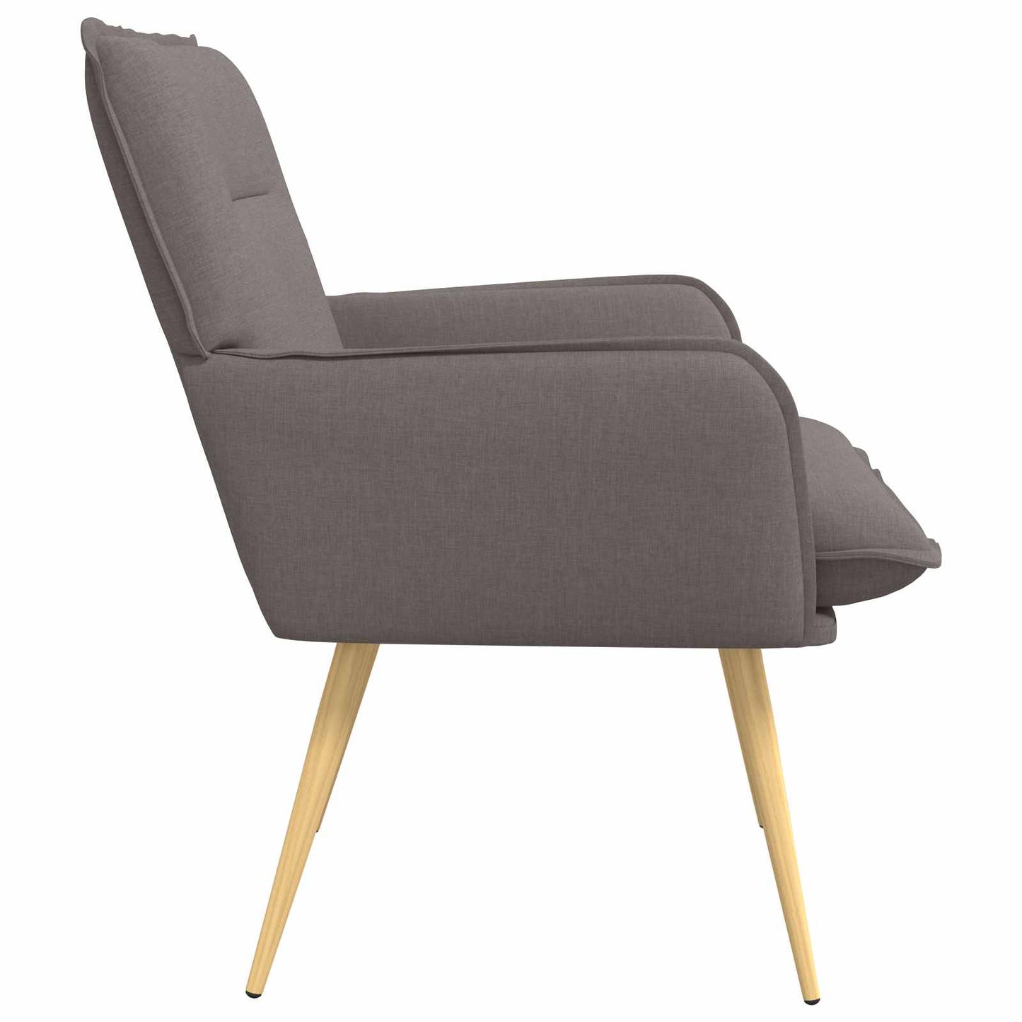 vidaXL Armchair Taupe Fabric