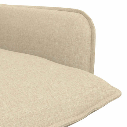 vidaXL Armchair Cream Fabric