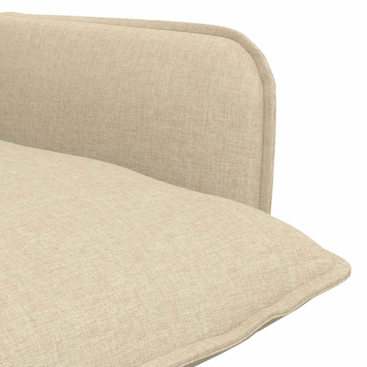 vidaXL Armchair Cream Fabric
