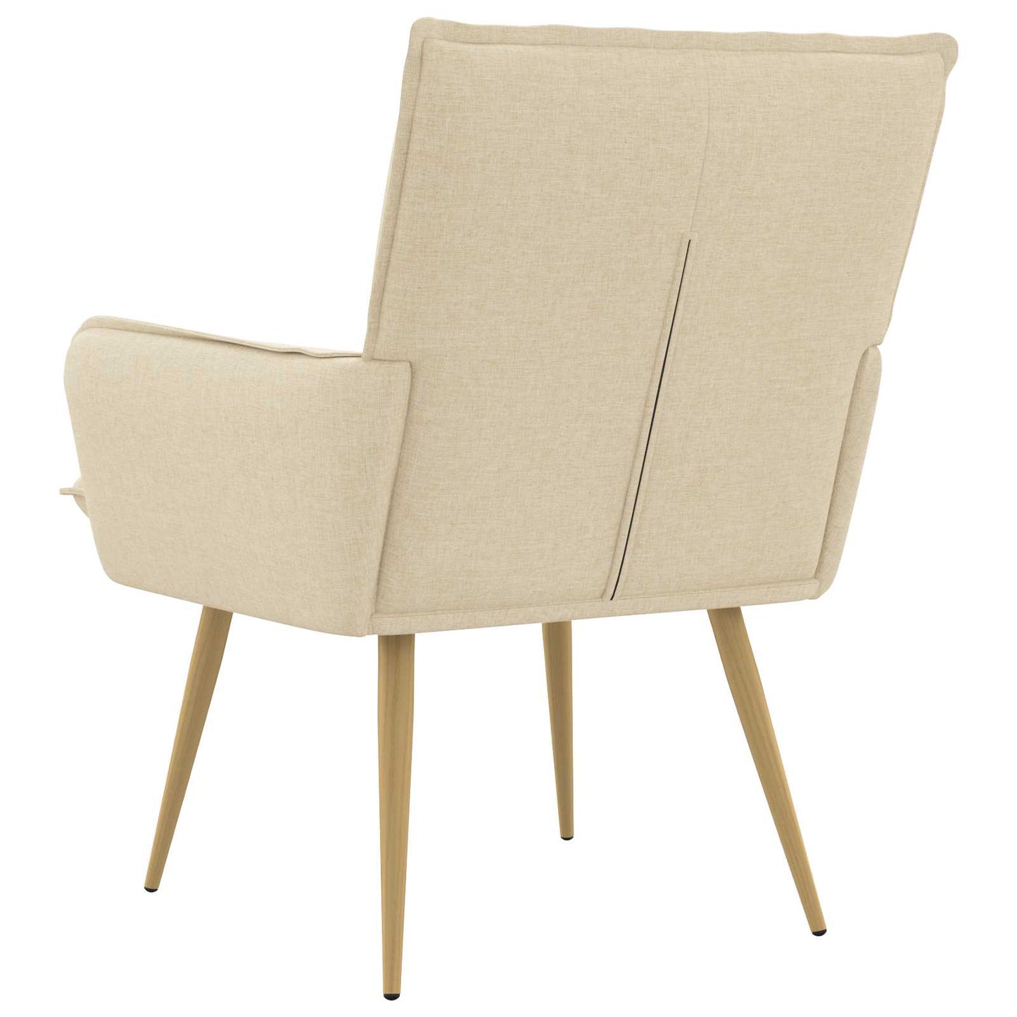 vidaXL Armchair Cream Fabric