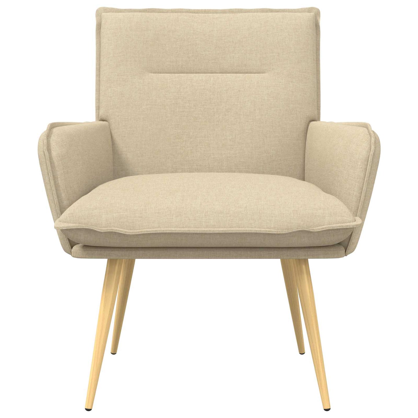 vidaXL Armchair Cream Fabric