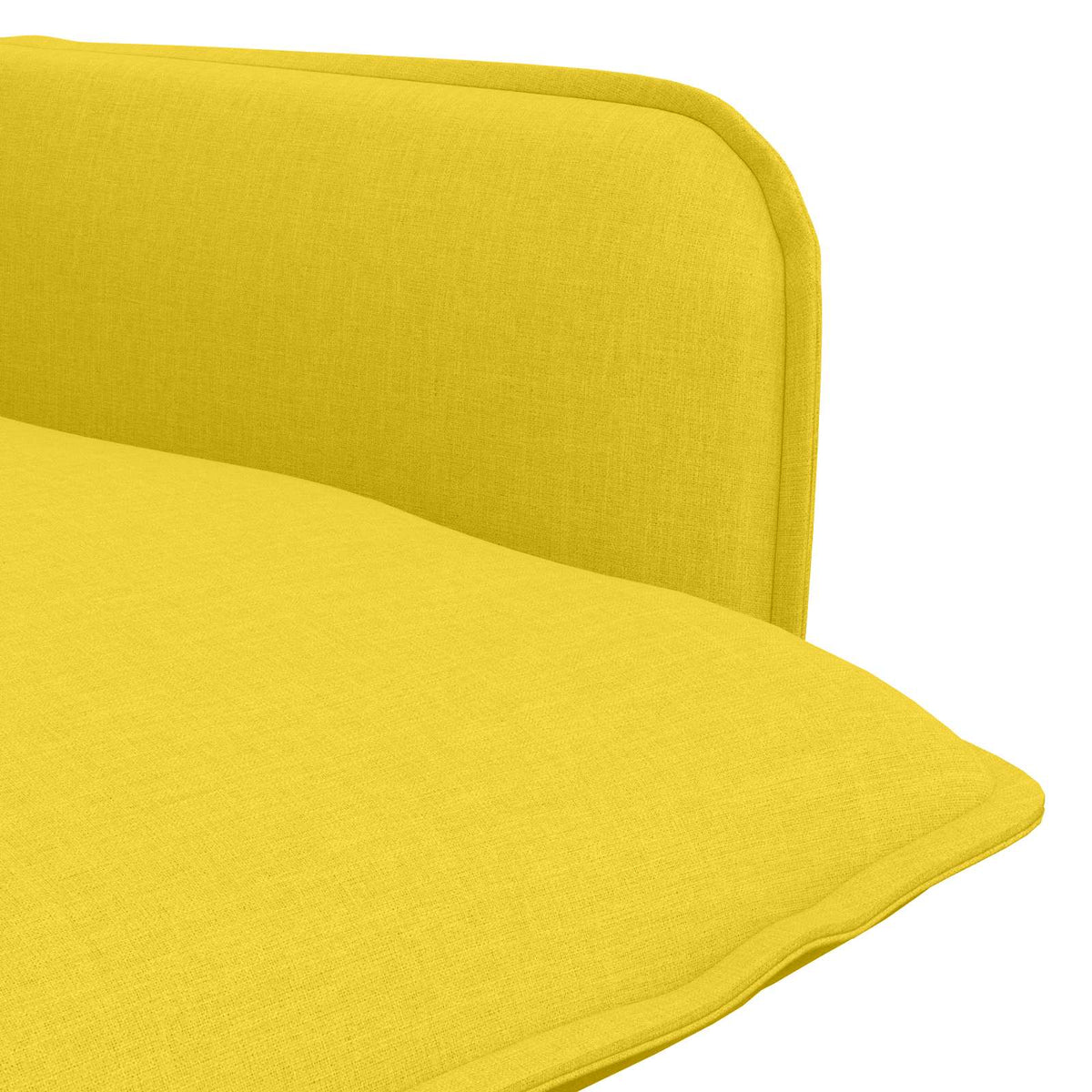 vidaXL Armchair Light Yellow Fabric