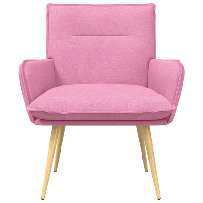 vidaXL Armchair Pink Fabric