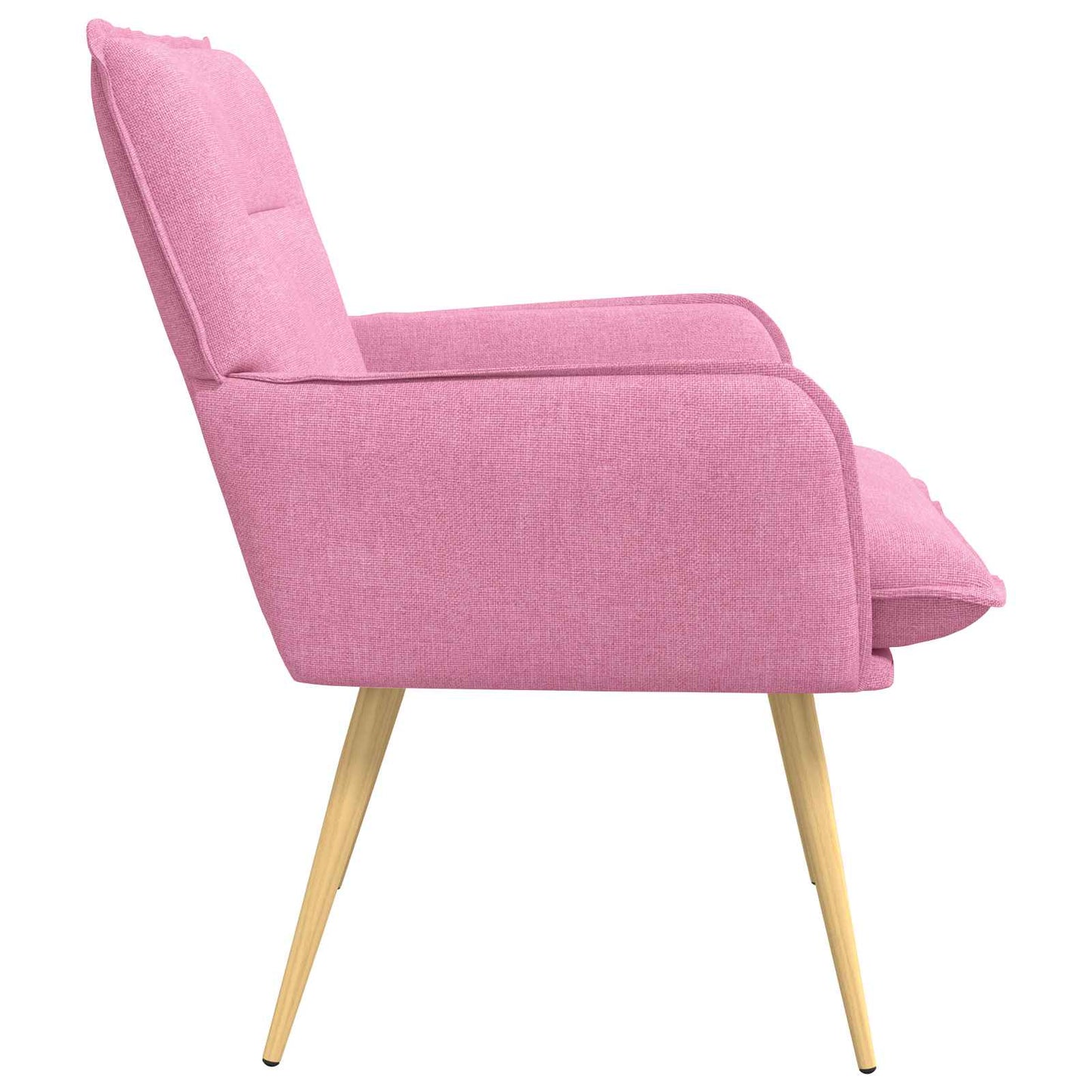 vidaXL Armchair Pink Fabric