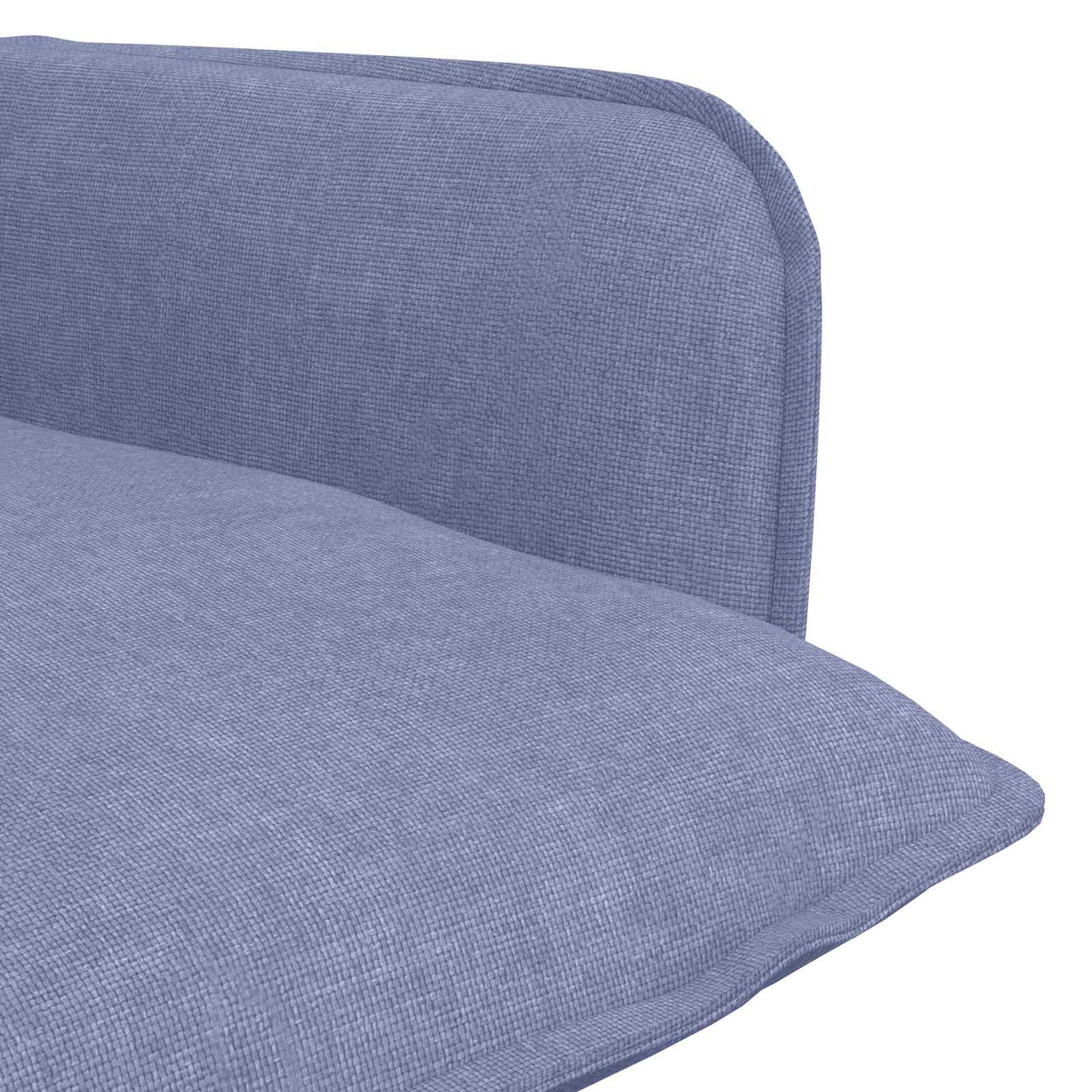 vidaXL Armchair Jeans Blue Fabric