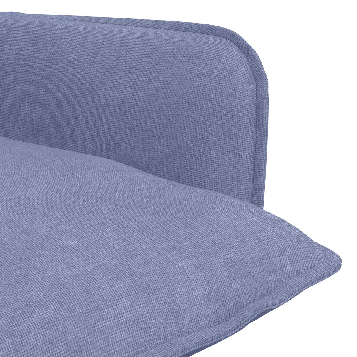 vidaXL Armchair Jeans Blue Fabric