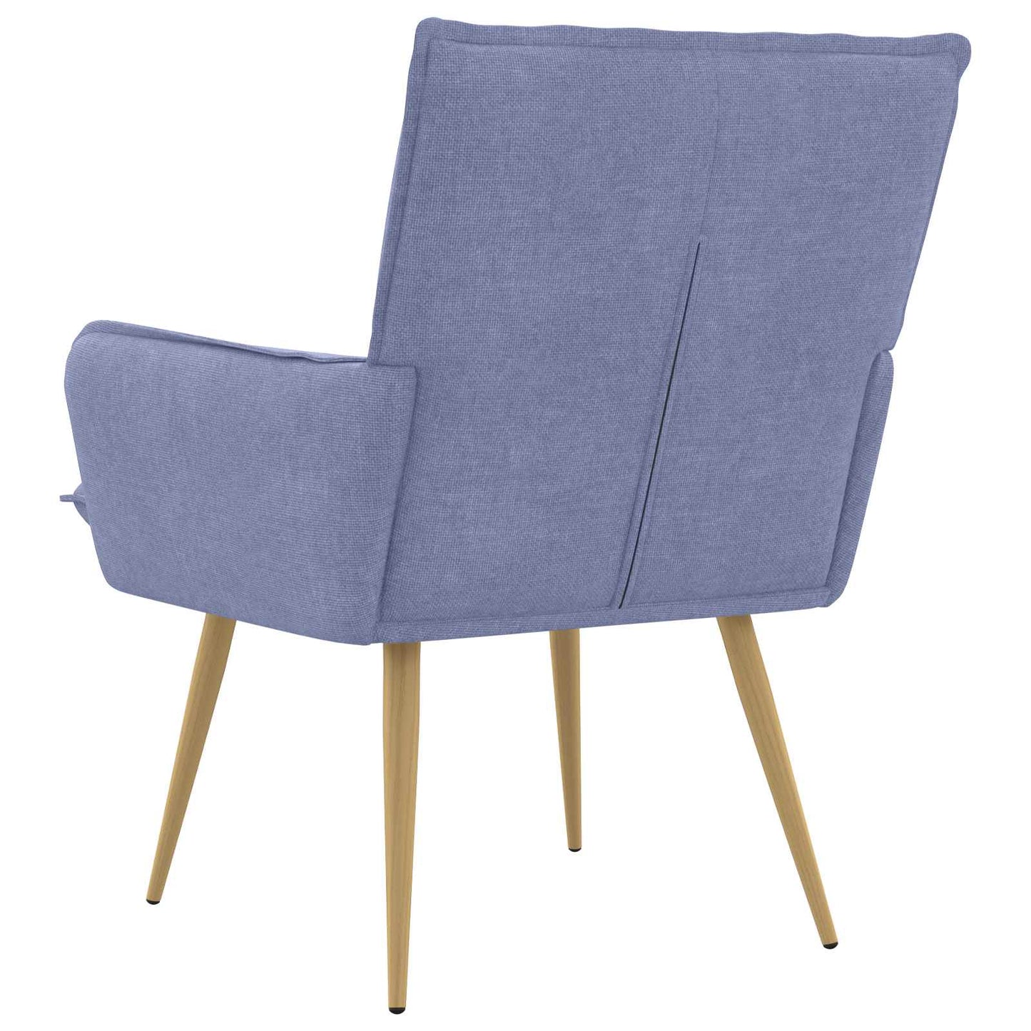 vidaXL Armchair Jeans Blue Fabric