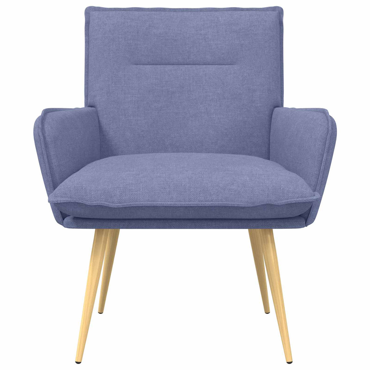 vidaXL Armchair Jeans Blue Fabric