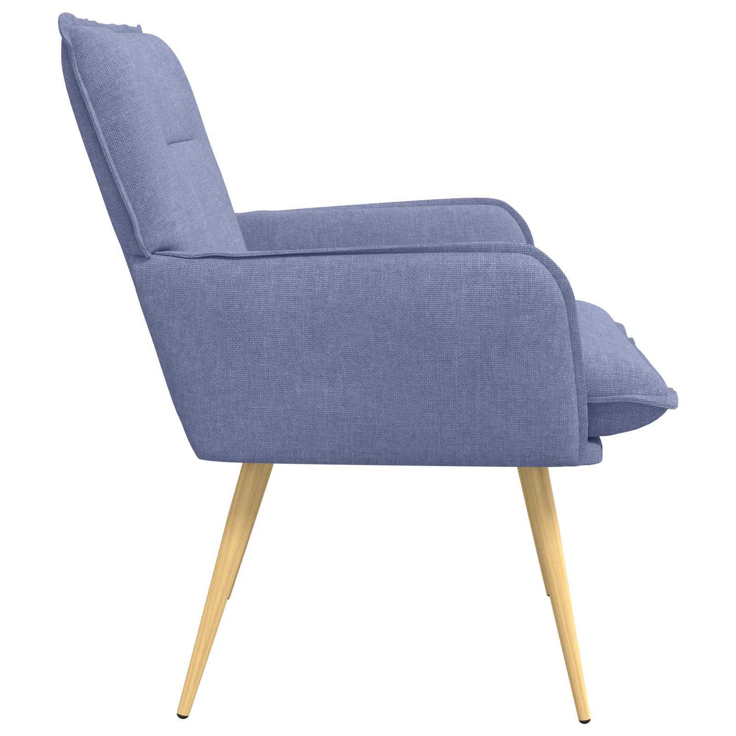 vidaXL Armchair Jeans Blue Fabric
