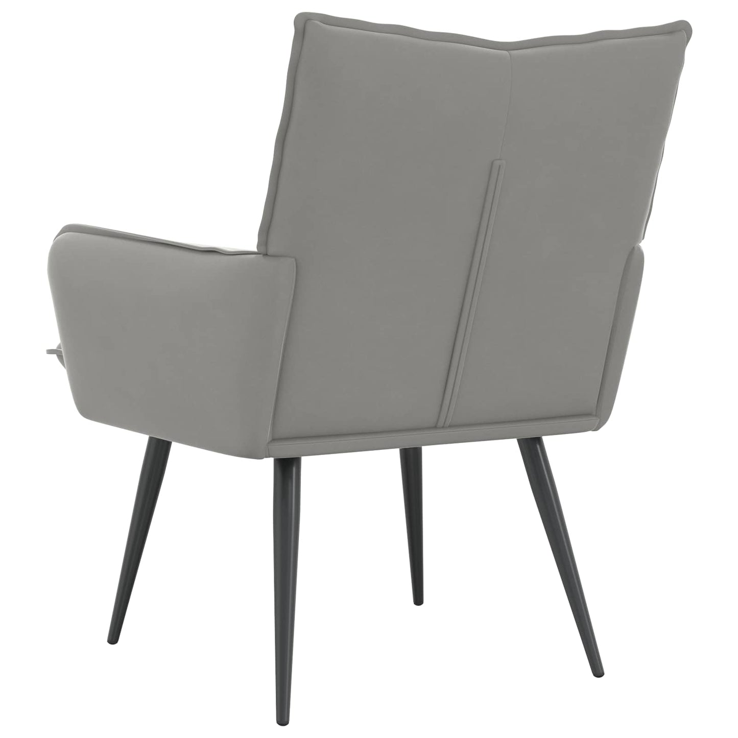 vidaXL Armchair Light Grey Velvet