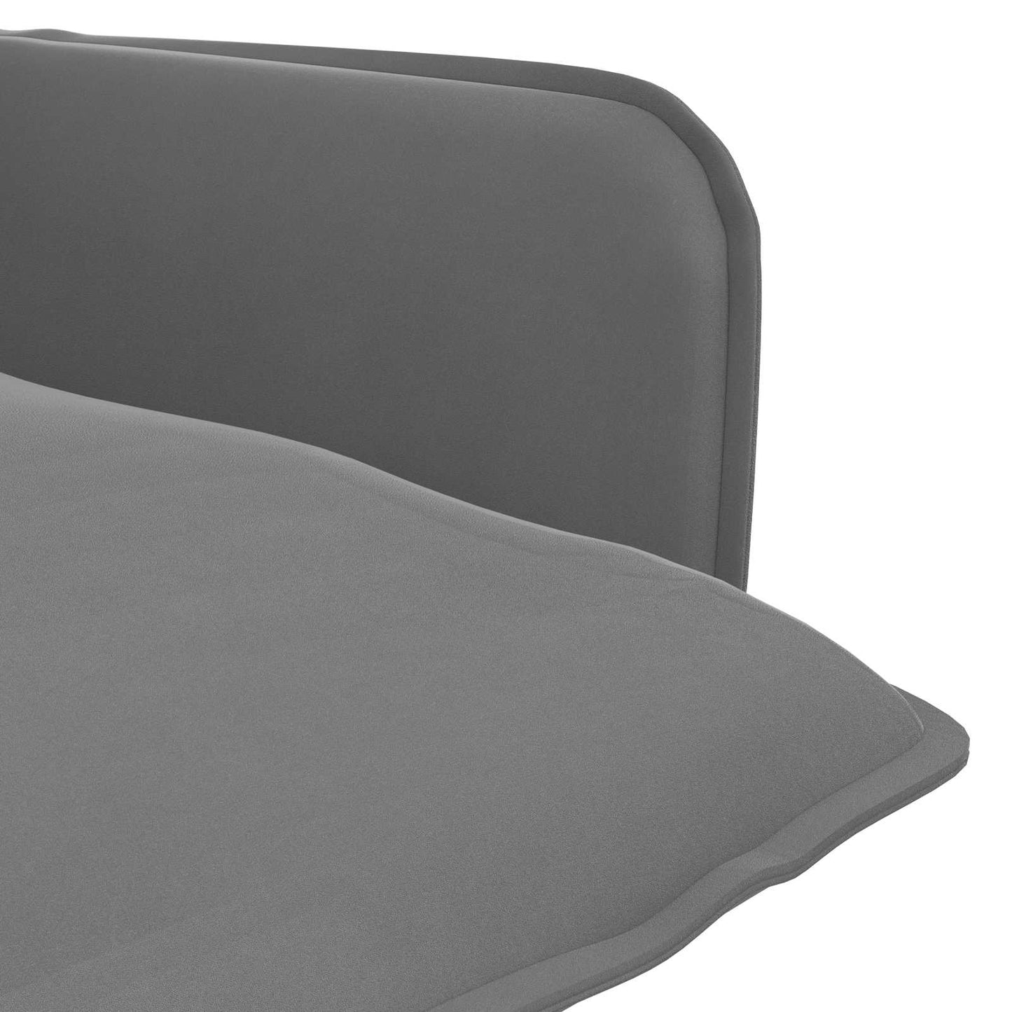 vidaXL Armchair Dark Grey Velvet
