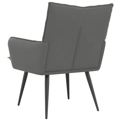 vidaXL Armchair Dark Grey Velvet