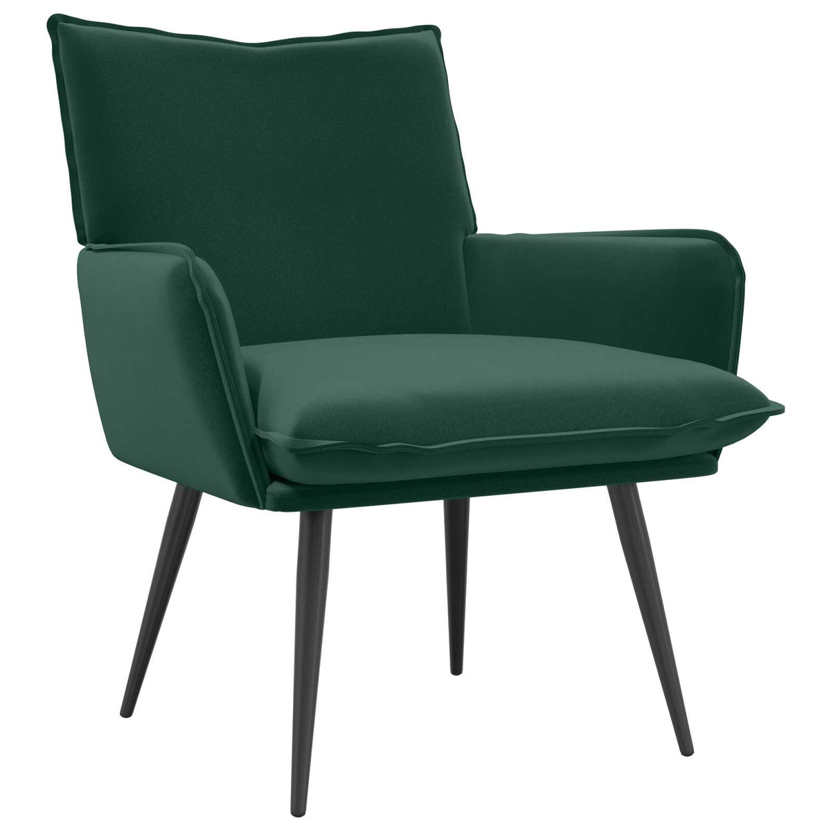 vidaXL Armchair Dark Green Velvet