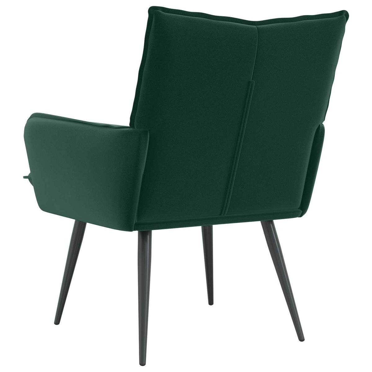 vidaXL Armchair Dark Green Velvet