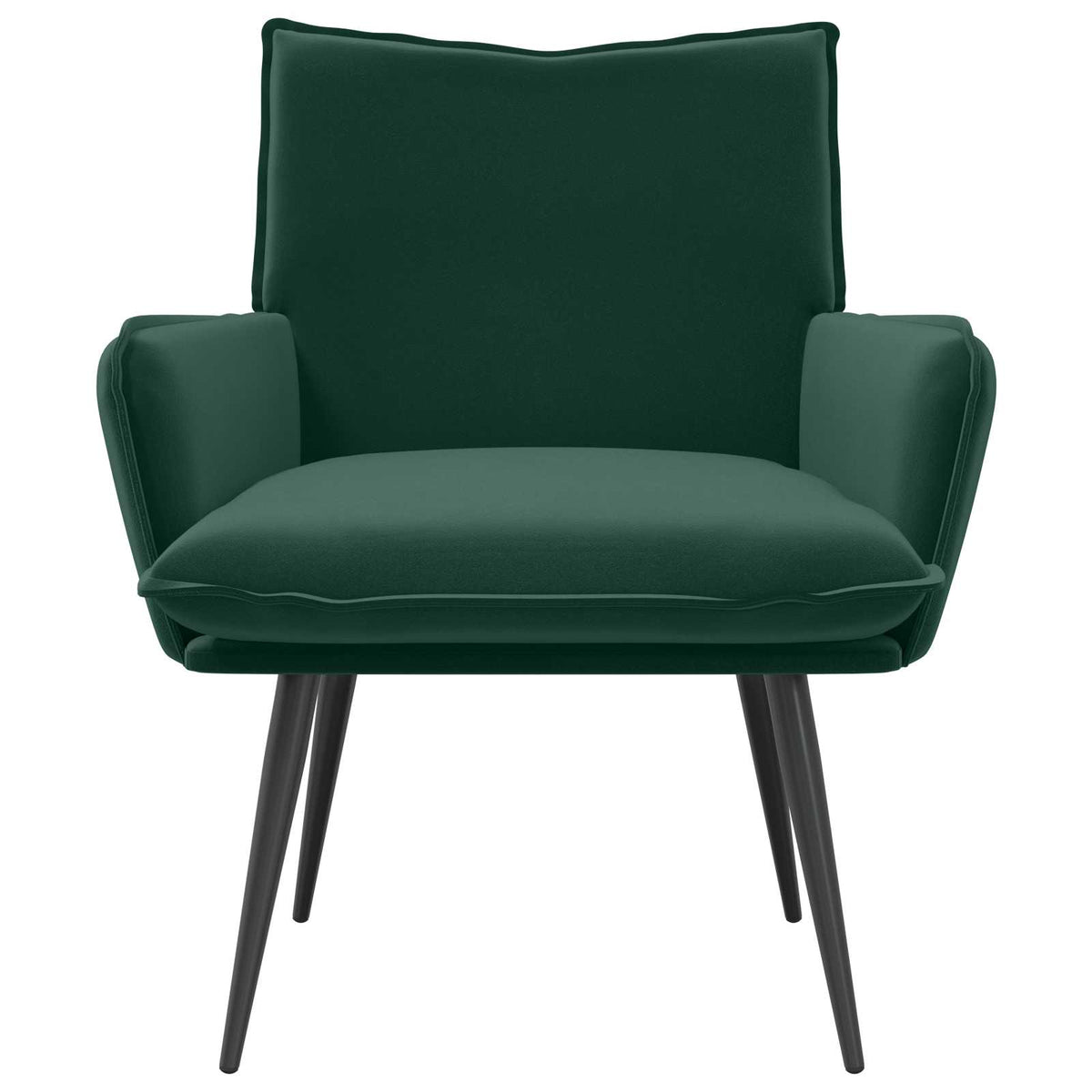 vidaXL Armchair Dark Green Velvet