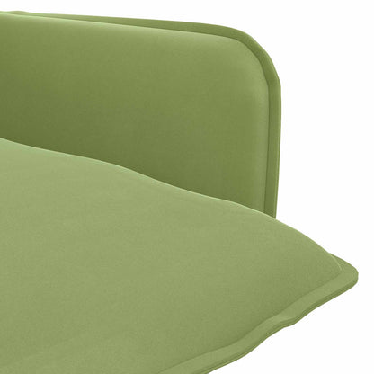 vidaXL Armchair Light Green Velvet