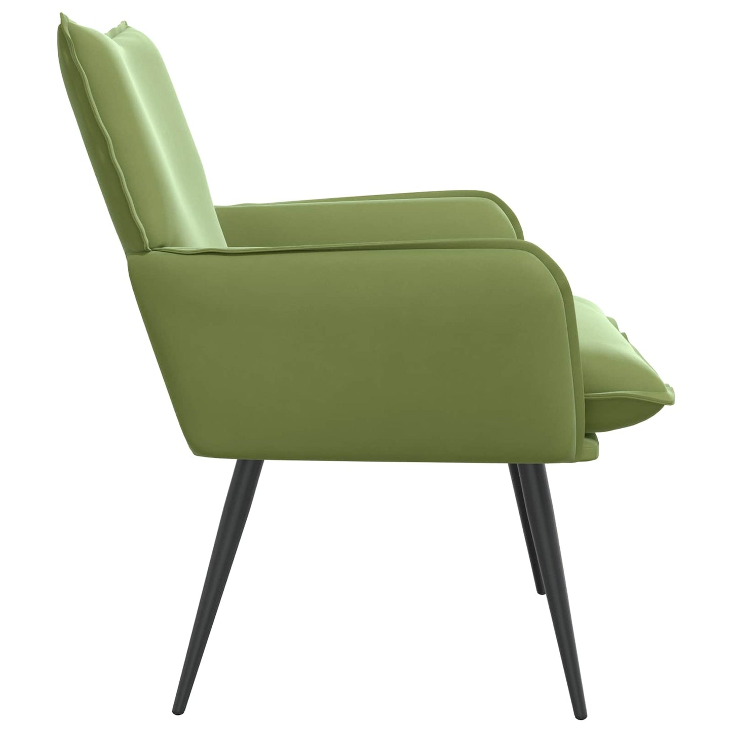 vidaXL Armchair Light Green Velvet