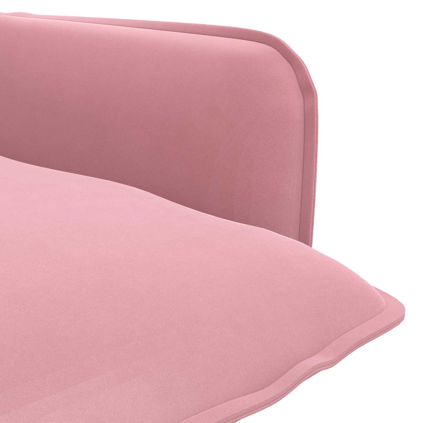 vidaXL Armchair Pink Velvet