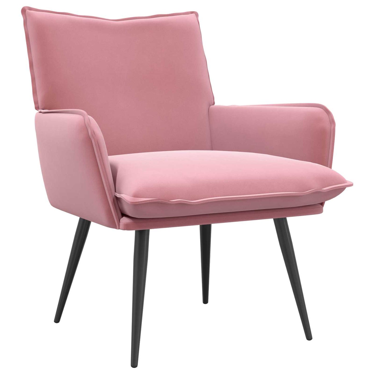vidaXL Armchair Pink Velvet
