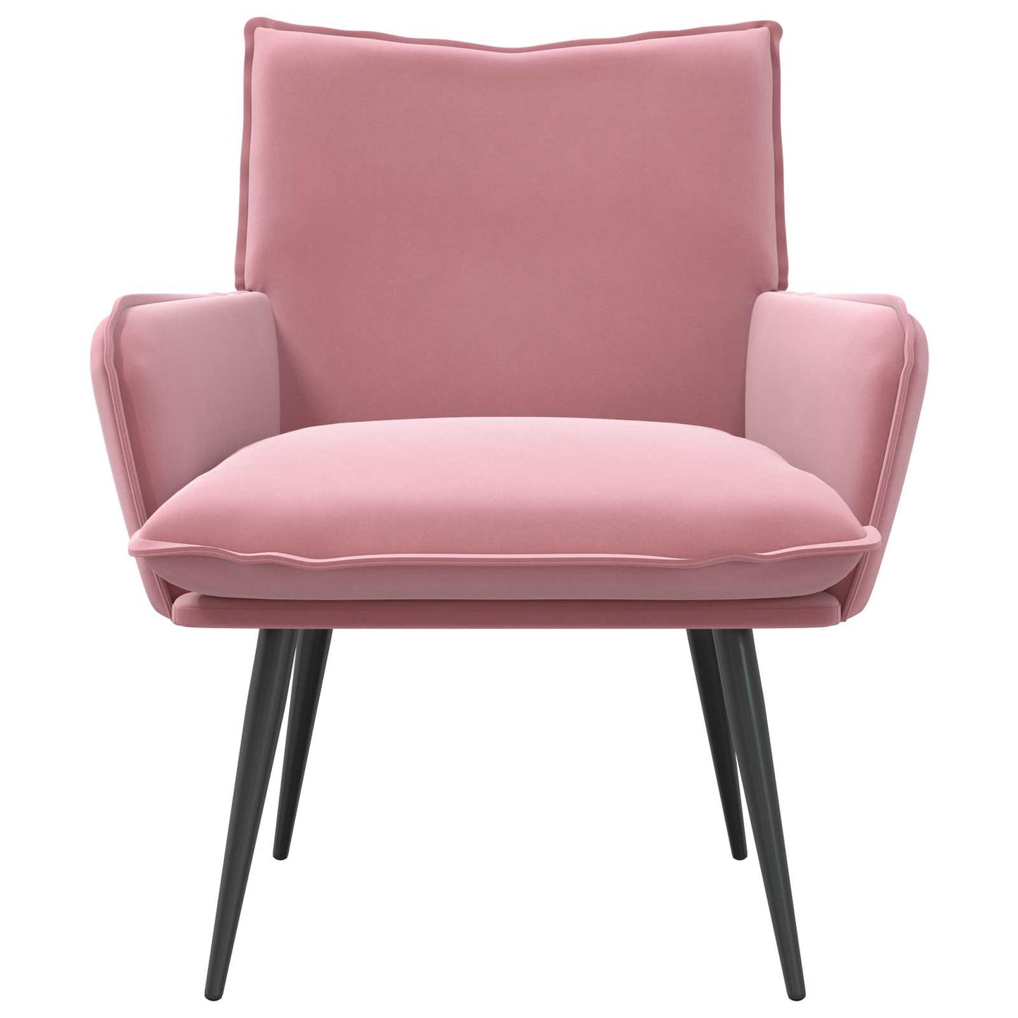 vidaXL Armchair Pink Velvet