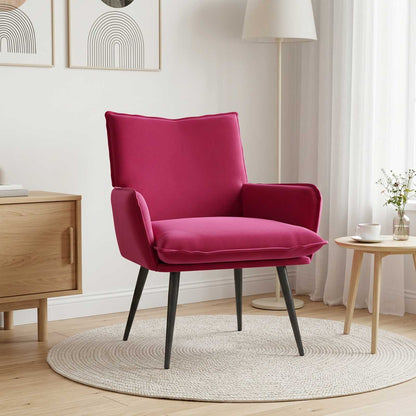 vidaXL Armchair Wine Red Velvet