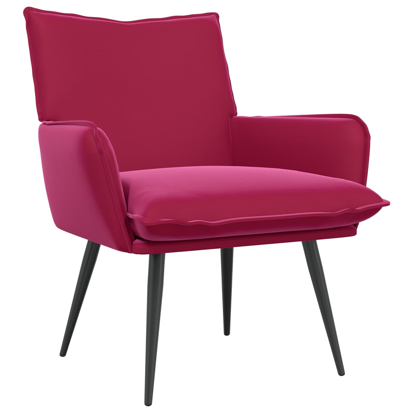 vidaXL Armchair Wine Red Velvet