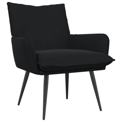 vidaXL Armchair Black Velvet