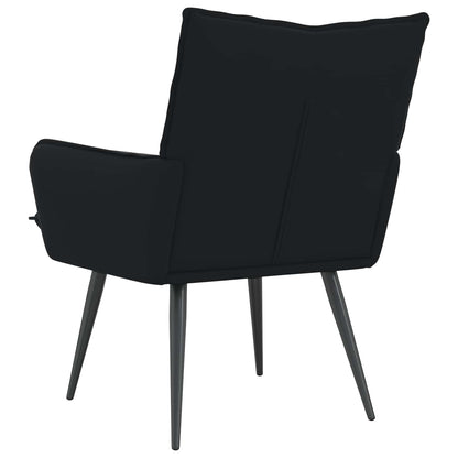 vidaXL Armchair Black Velvet