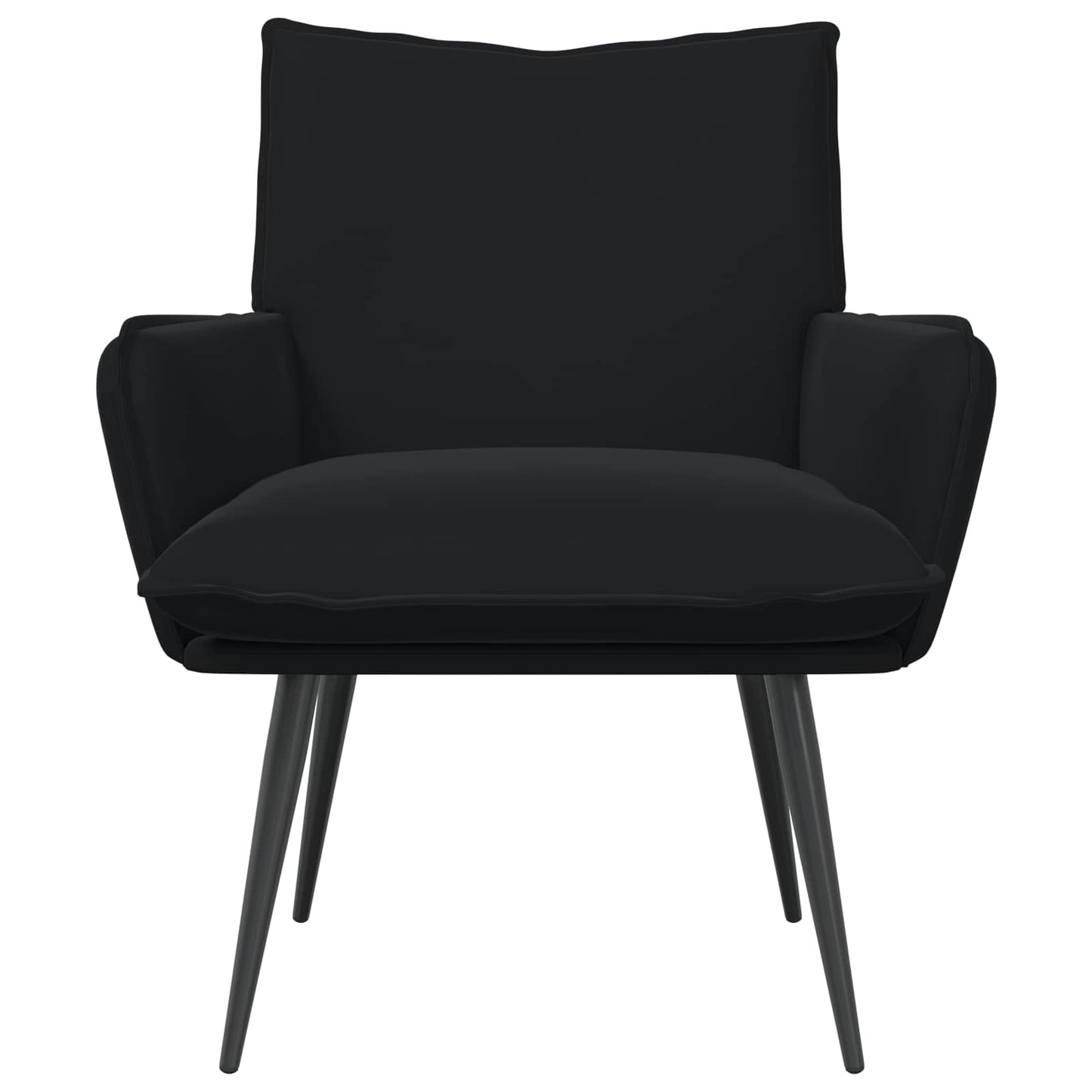 vidaXL Armchair Black Velvet