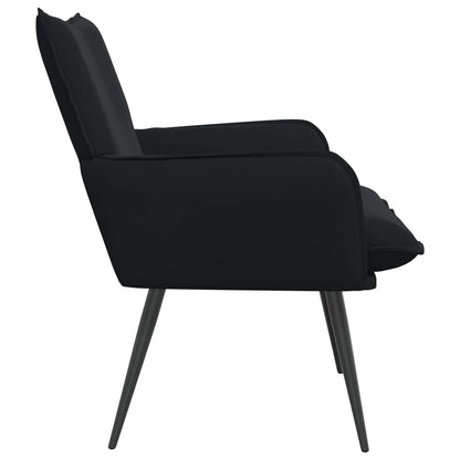 vidaXL Armchair Black Velvet