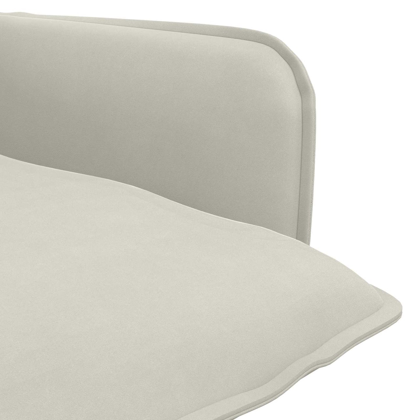 vidaXL Armchair Cream Velvet