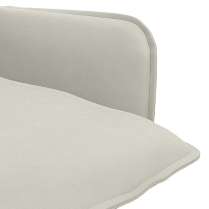 vidaXL Armchair Cream Velvet