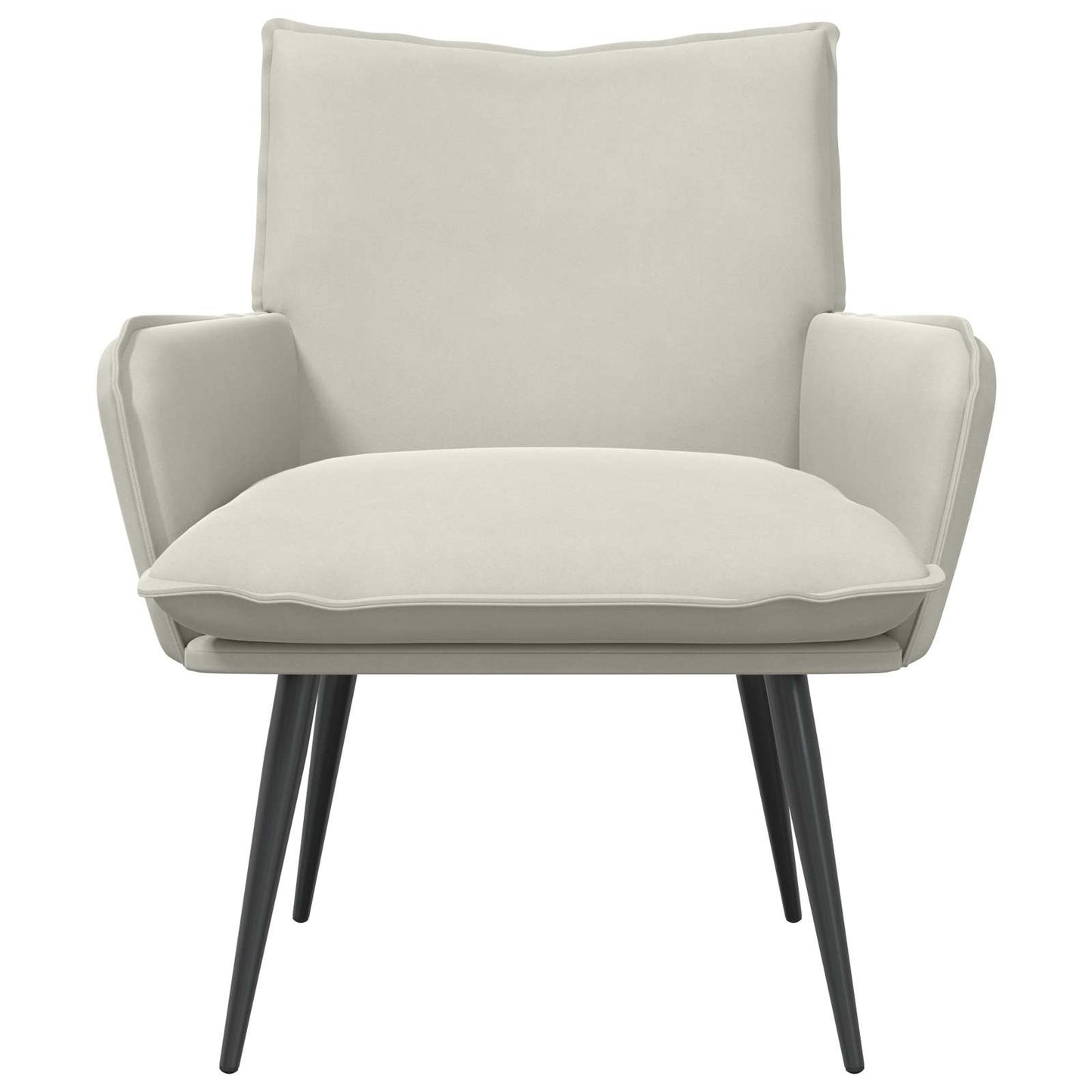 vidaXL Armchair Cream Velvet