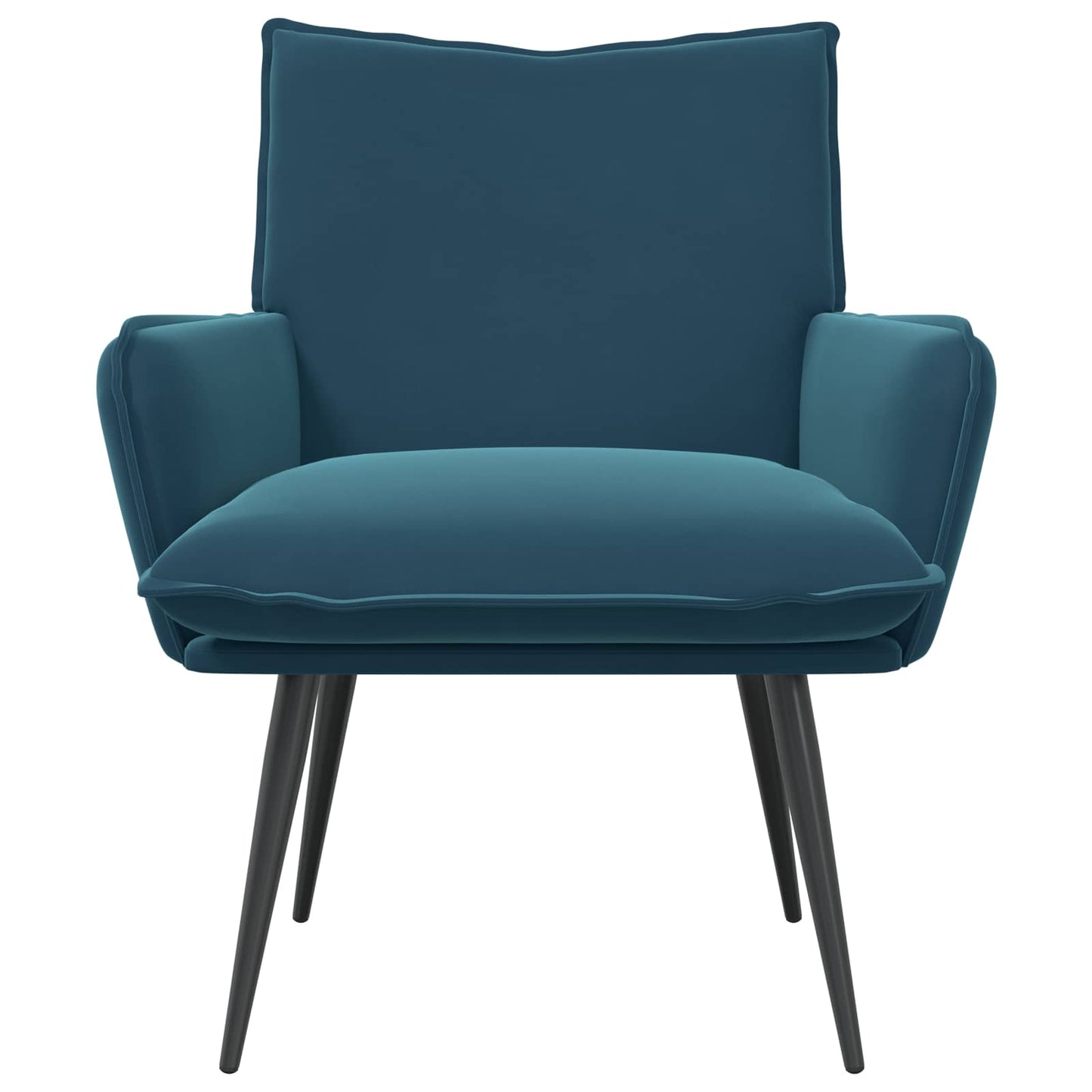 vidaXL Armchair Blue Velvet