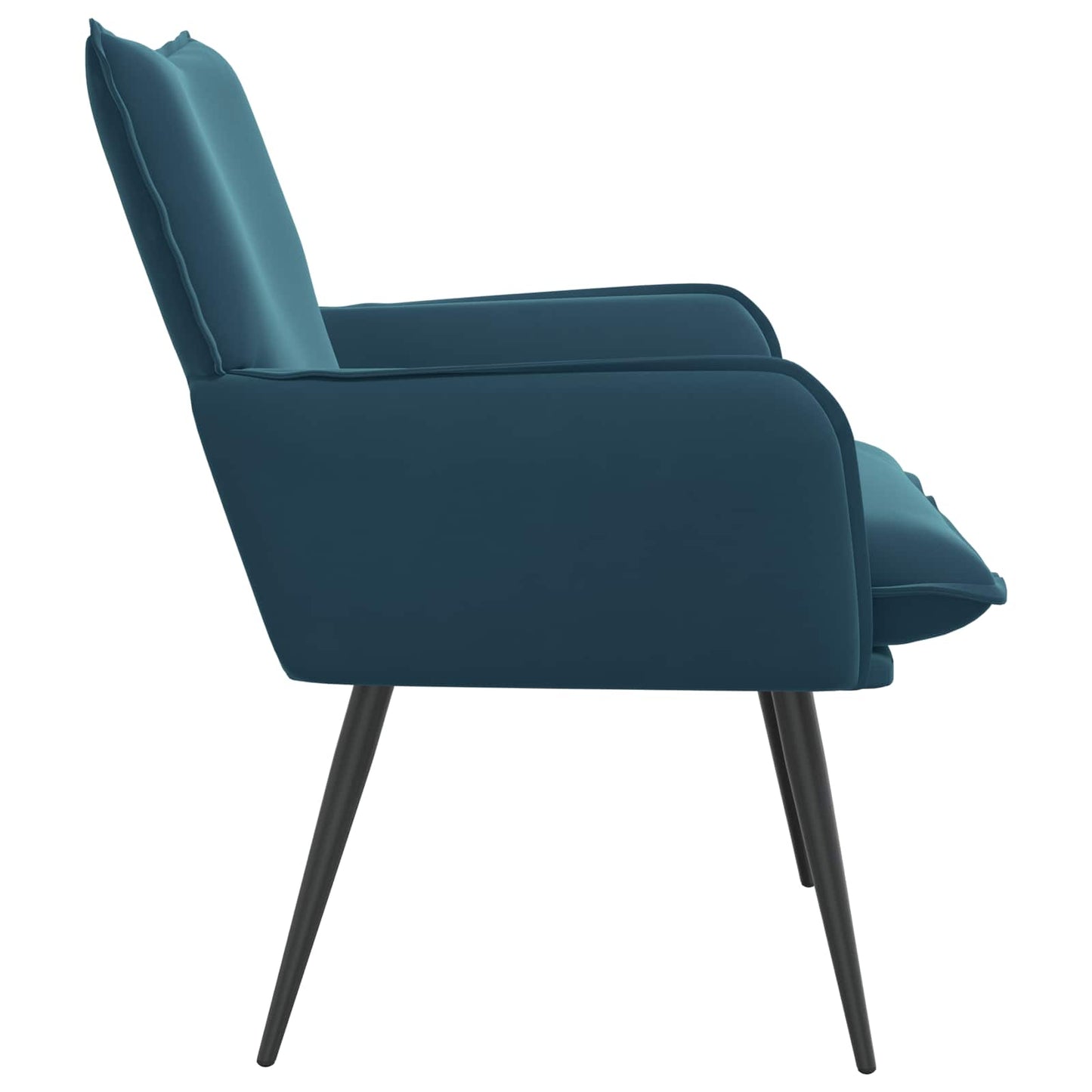 vidaXL Armchair Blue Velvet