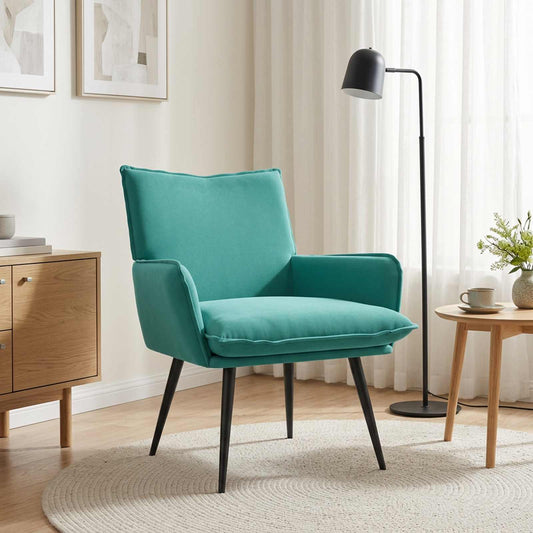 vidaXL Armchair Turquoise Velvet