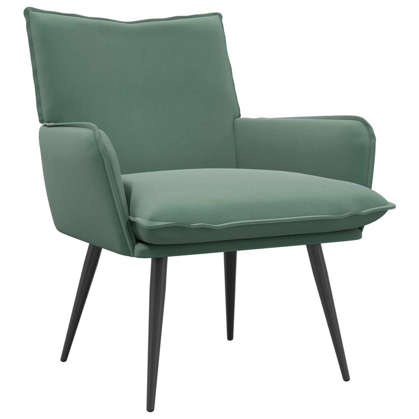vidaXL Armchair Sea Green Velvet